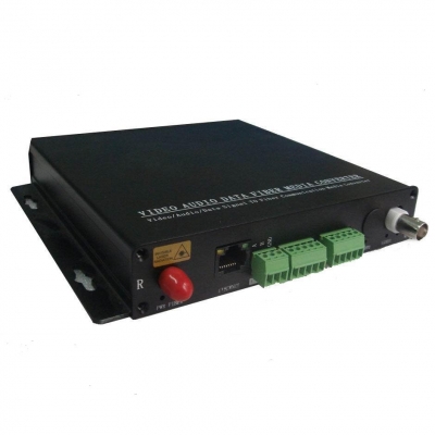 Fiber Optic Transceiver to Video/RS485/232/422 and Dry Contact