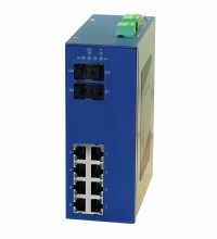 8 Gigabit Ethernet+4 Gigabit SFP FO Managed Ethernet Switch